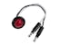 Buyers Products Company 5623413 .75 Inch Round Marker Clearance Lights - 1 Led Red With Male Bullets