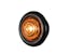 Buyers Products Company 5623424 .75 Inch Round Marker Clearance Lights - 1 Amber Led With Stripped Leads