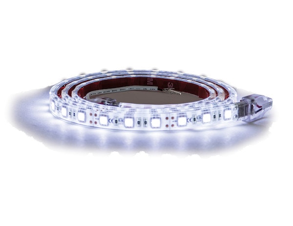 Buyers Products Company 5623755 36 Inch 54-Led Strip Light With 3M Adhesive Back - Clear And Cool