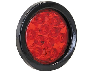 Buyers Products Company 5624110 4 Inch Red Round Stop/Turn/Tail Light With 10 Leds Kit