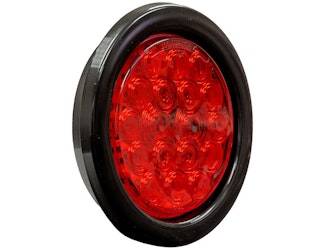 Buyers Products Company 5624118 4 Inch Red Round Stop/Turn/Tail Light Kit With 18 Leds