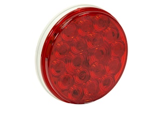 Buyers Products Company 5624119 4 Inch Red Round Stop/Turn/Tail Light With 18 Leds