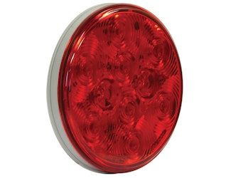 Buyers Products Company 5624150 4 Inch Red Round Stop/Turn/Tail Light With 10 Led