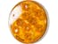 Buyers Products Company 5624251 4 Inch Amber Round Turn Signal Light With 10 Led With Amp-Style Connection