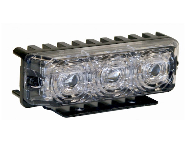 Buyers Products Company 5624433 4.375 Inch Clear Rectangular Projector Light With 3 Led