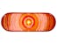 Buyers Products Company 5626101 6 Inch Red Oval Stop/Turn/Tail Dot Light With 1 Led