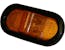 Buyers Products Company 5626209 6 Inch Amber Oval Mid-Turn Signal-Side Marker Light Kit With 9 Leds