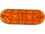 Buyers Products Company 5626211 6 Inch Amber Oval Turn Signal Light With 10 Led