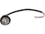 Buyers Products Company 5627532 .75 Inch Round Marker Clearance Lights - 1 Led Clear With Stripped Leads
