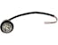 Buyers Products Company 5627532 .75 Inch Round Marker Clearance Lights - 1 Led Clear With Stripped Leads