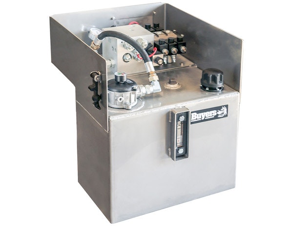 Buyers Products Company 6381561 15 Gallon Central Hydraulic System - 6-Function, Electric On/Off