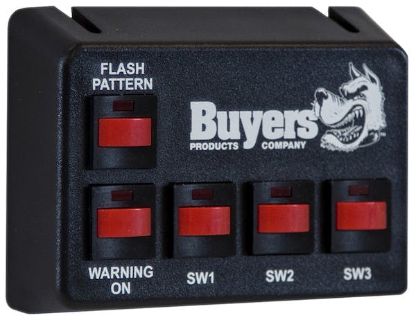 Buyers Products Company 6391205 Black Pre-Wired Switch Panel 4-On/Off 1-Momentary