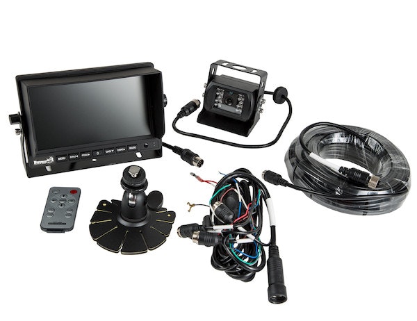Buyers Products Company 8883040 Quad Screen Rear Observation System With Backup Camera