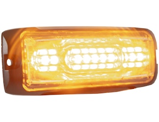 Buyers Products Company 8890300 Ultra Thin Wide Angle 5 Inch Amber Led Strobe Light