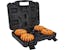 Buyers Products Company 8891017 4 Inch Round Rechargeable Strobe/Flare Kit With 4 Flares And Charging Case