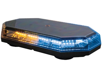 Buyers Products Company 8891068 15 Inch Octagonal Led Mini Light Bar - Amber/Blue