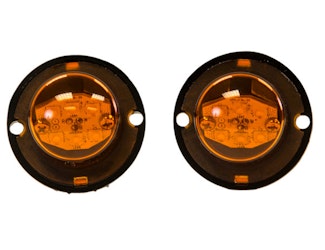 Buyers Products Company 8891216 15 Foot Amber Bolt-On Hidden Strobe Kits With In-Line Flashers With 6 Led