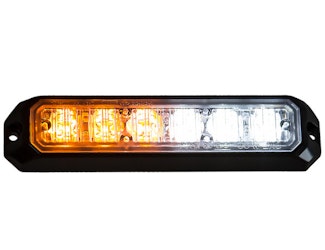 Buyers Products Company 8891502 5 Inch Amber/Clear Led Strobe Light