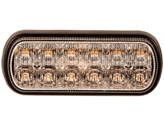 Buyers Products Company 8891600 Dual Row 5.5 Inch Amber Led Strobe Light