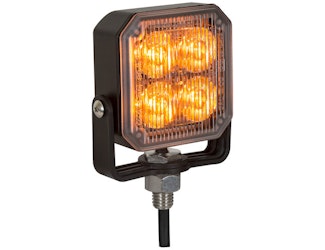 Buyers Products Company 8891800 Post-Mounted 3 Inch Amber Led Strobe Light