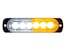 Buyers Products Company 8891902 Thin 4.5 Inch Amber/Clear Horizontal Led Strobe Light