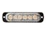 Buyers Products Company 8891902 Thin 4.5 Inch Amber/Clear Horizontal Led Strobe Light