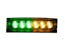 Buyers Products Company 8892210 Ultra Thin 5 Inch Green/Amber Led Strobe Light