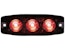 Buyers Products Company 8892233 Ultra Thin 3.5 Inch Red Led Strobe Light