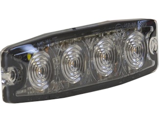 Buyers Products Company 8892244 Ultra Thin 4.5 Inch Blue Led Strobe Light