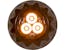 Buyers Products Company 8892400 Amber Surface/Recess Mount Round Led Strobe Light
