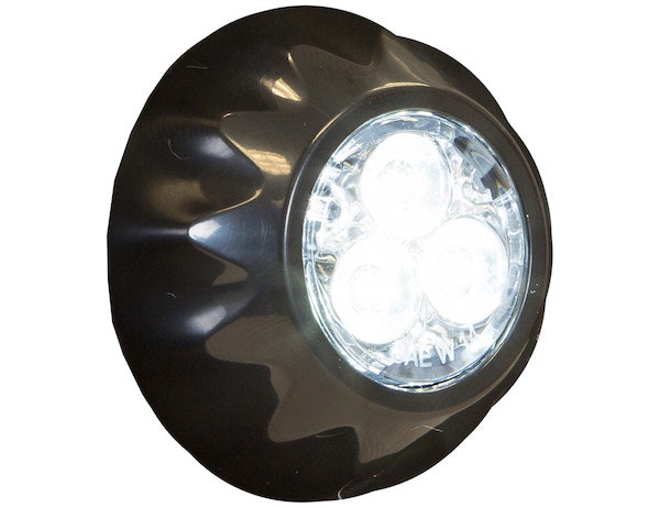 Buyers Products Company 8892401 Clear Surface/Recess Mount Round Led Strobe Light