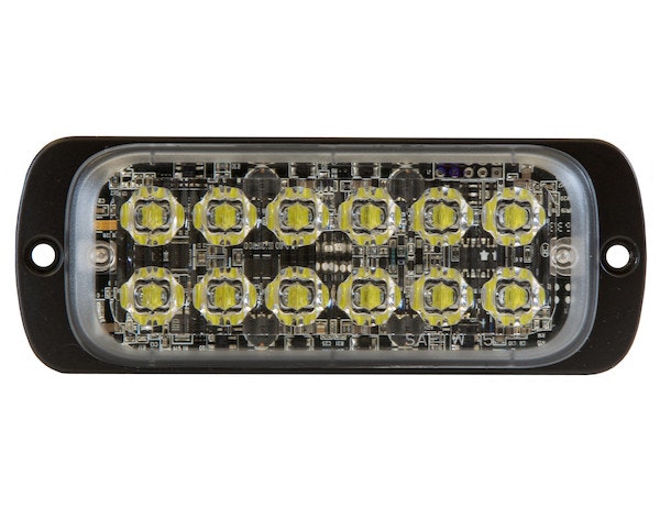 Buyers Products Company 8892601 Thin Dual Row 4.5 Inch Clear Led Strobe Light