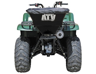 Buyers Products Company ATVS100 Horizontal Mount Atv Spreader - 100 Pound Capacity