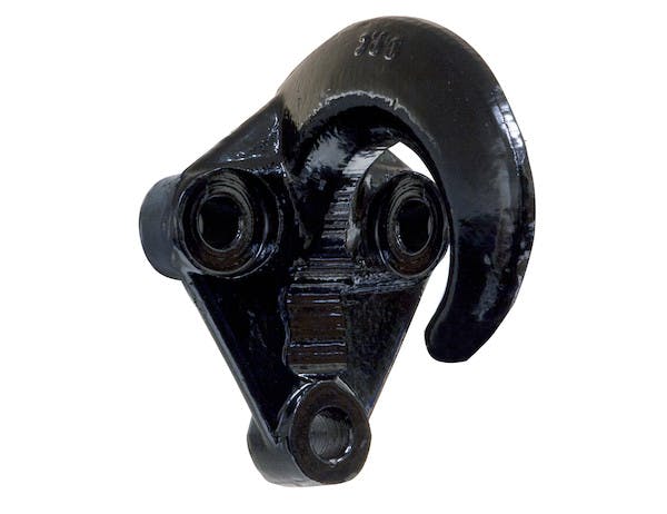 Buyers Products Company B076A 3- Hole Black Powder Coated Drop Forged Bolt-On Heavy-Duty Towing Hook