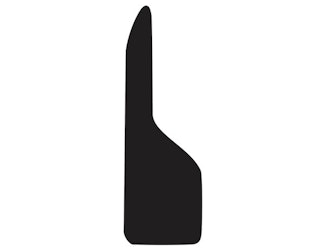 Buyers Products Company B1237PPB Thermo Flex Fender Guard Black Mudflaps 12X37 Inch