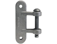 Buyers Products Company B2426E Forged Butt Hinge With 1/2 Inch Pin And Cotter - 3.38 X 5.38 Inch