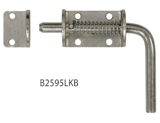 Buyers Products Company B2595LKB 1/2 Inch Zinc Plated Spring Latch Assembly With Keeper