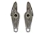 Buyers Products Company B2800A Plain Finish Drop Forged Towing Hook Pairs