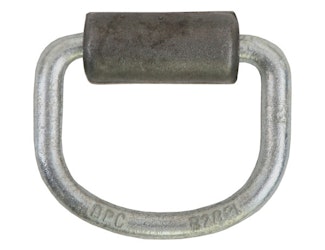 Buyers Products Company B28F 3/8 Inch Heavy Duty Rope Ring With Weld-On Mounting Bracket Zinc Plated