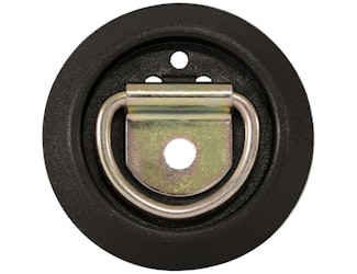 Buyers Products Company B705 Surface Mounted Rope Ring Plastic Pan With 1/4 Inch Diameter Steel Ring