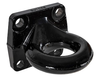 Buyers Products Company BDB1394 3 Inch I.D. Heavy-Duty Forged 4-Bolt Mount Drawbar - Black