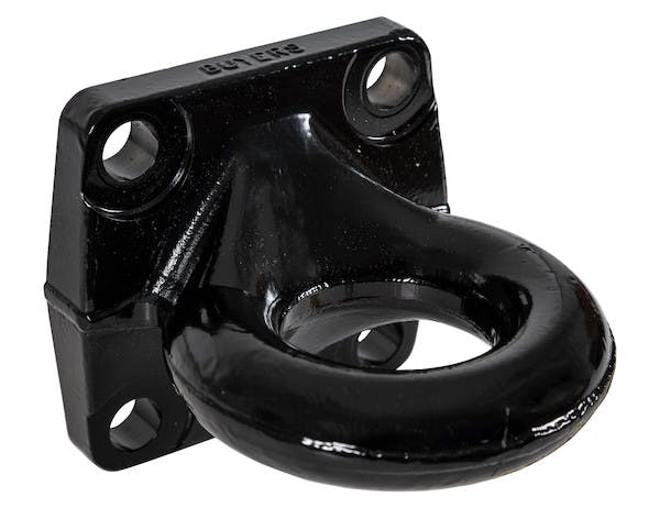 Buyers Products Company BDB1394 3 Inch I.D. Heavy-Duty Forged 4-Bolt Mount Drawbar - Black