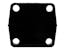 Buyers Products Company BDB1394 3 Inch I.D. Heavy-Duty Forged 4-Bolt Mount Drawbar - Black