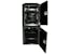 Buyers Products Company BP855524B 55X24X85 Inch Black Steel Backpack Truck Box - 9.1 Inch Offset Floor