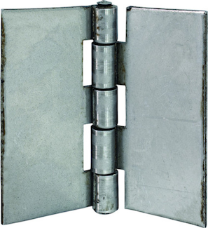 Buyers Products Company BTS072018 Steel Butt Hinge .075 X 2 Inch Long With 3/16 Pin And 2 Inch Open Width