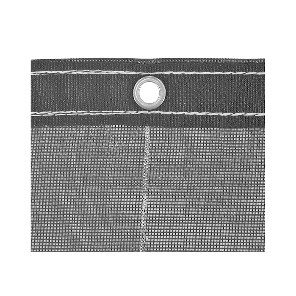 Buyers Products Company 3009456 Heavy Duty Black Mesh Tarp 7 X 18 Foot
