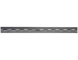 Buyers Products Company S48 Steel Continuous Hinge .075 X 72 Inch Long With 1/4 Pin And 2.0 Open Width
