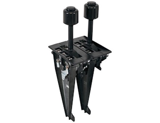 Buyers Products Company BTA52 Air Pto-Hoist-Hoist B-Series Dual Lever Control For 1/4-28 Cable/Pto Air Valve