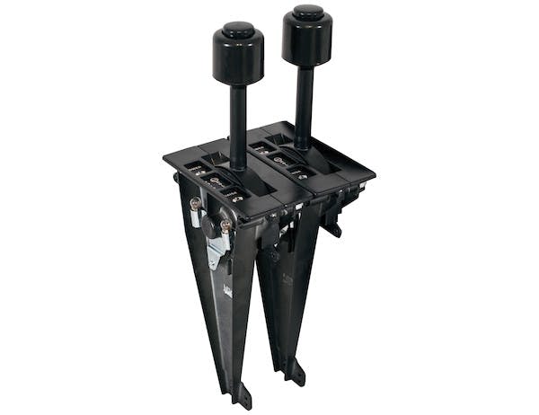 Buyers Products Company BTA52 Air Pto-Hoist-Hoist B-Series Dual Lever Control For 1/4-28 Cable/Pto Air Valve