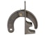 Buyers Products Company BTL030B2 2.5 Inch Wide Drop Forged Lower Dump Hinge Assembly For 1.25 Inch Diameter Post